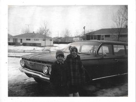 1969 Jan. 30 Paul & Zann w Dave's Chevy.jpg